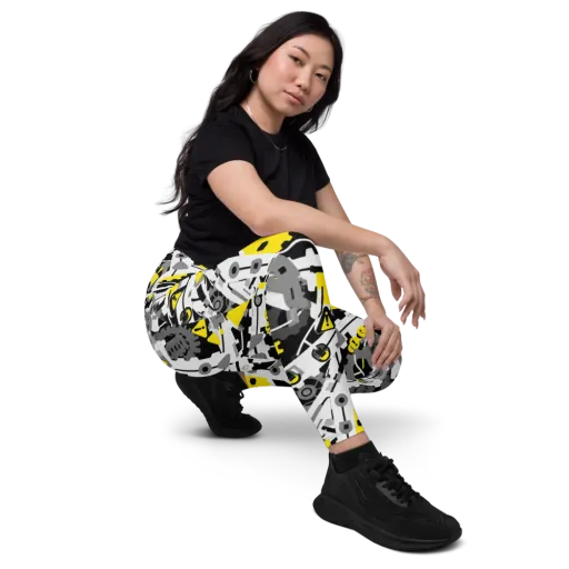 Chrome Hazard on a Leggings with Pockets