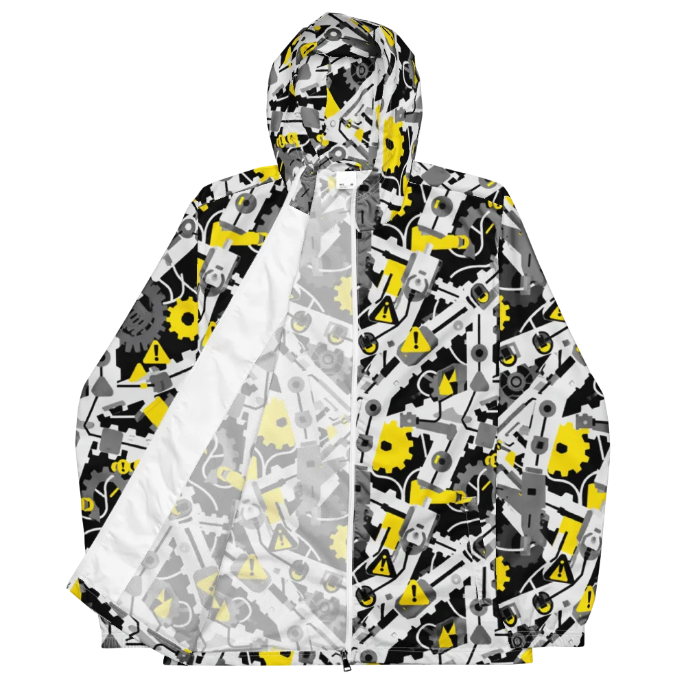 Chrome Hazard on Men's Windbreaker — Front