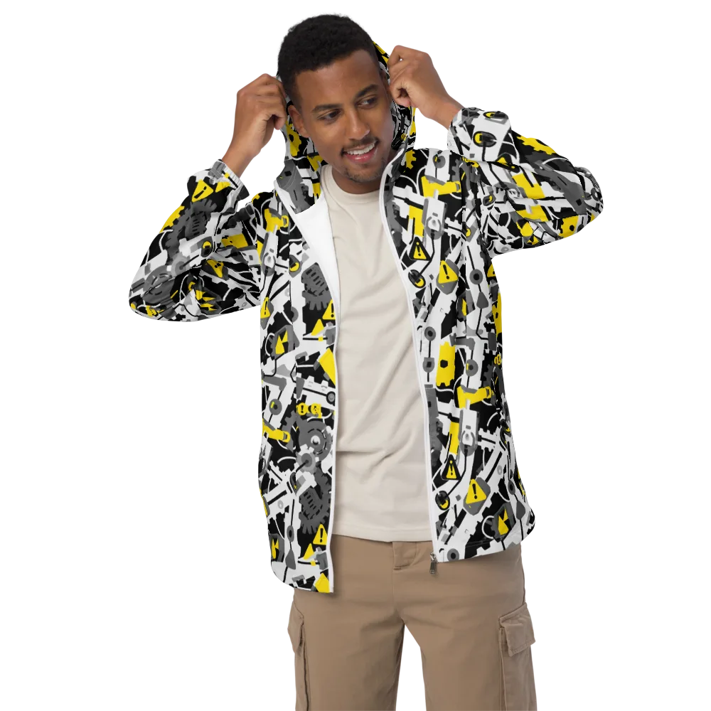 Chrome Hazard on Men's Windbreaker — Front