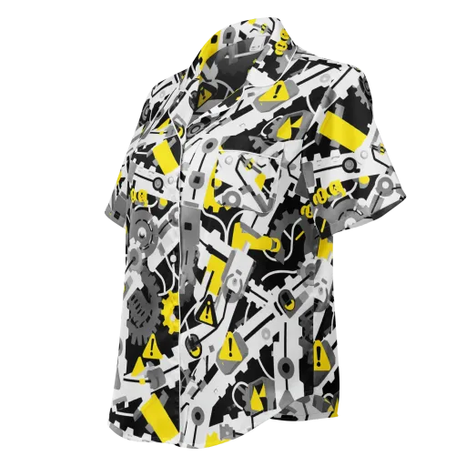 Chrome Hazard on a Women's Short Sleeve Pajama Top