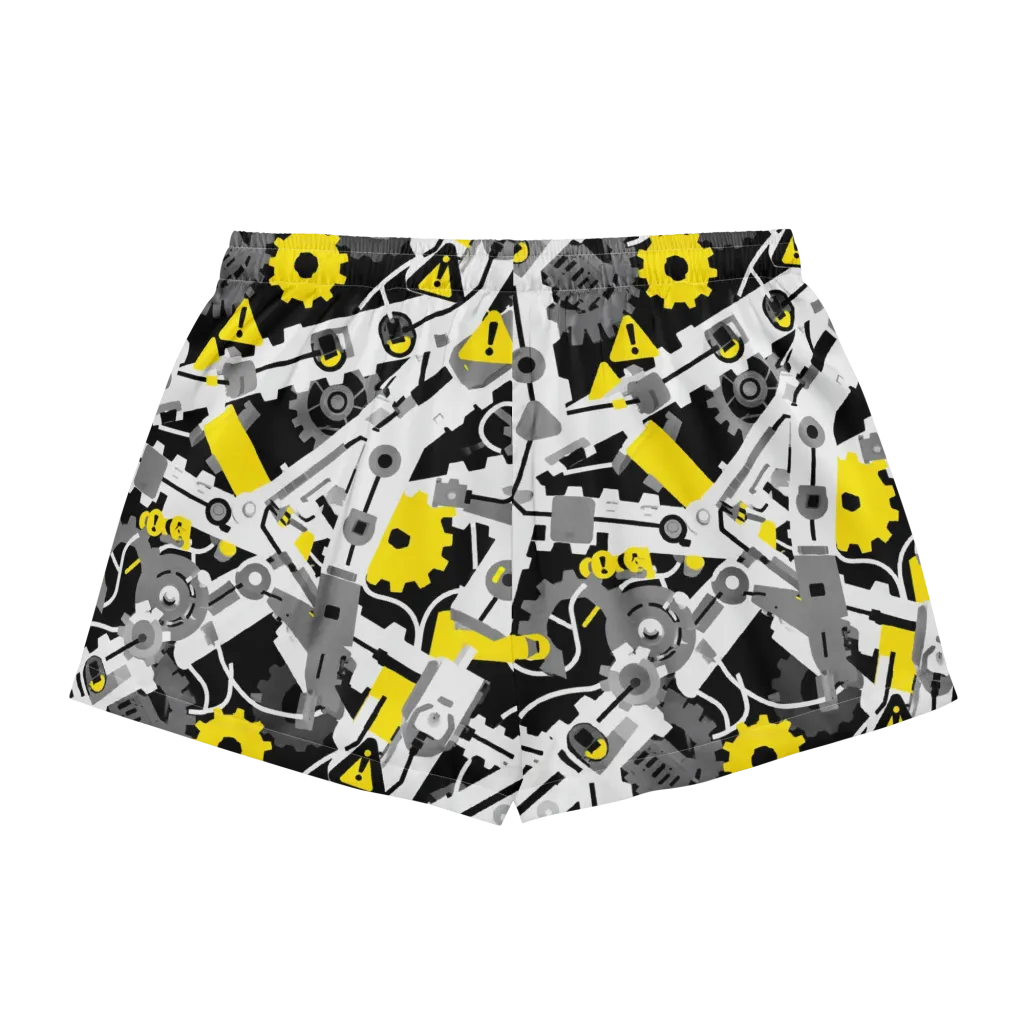Chrome Hazard on Women's Pajama Shorts — Back