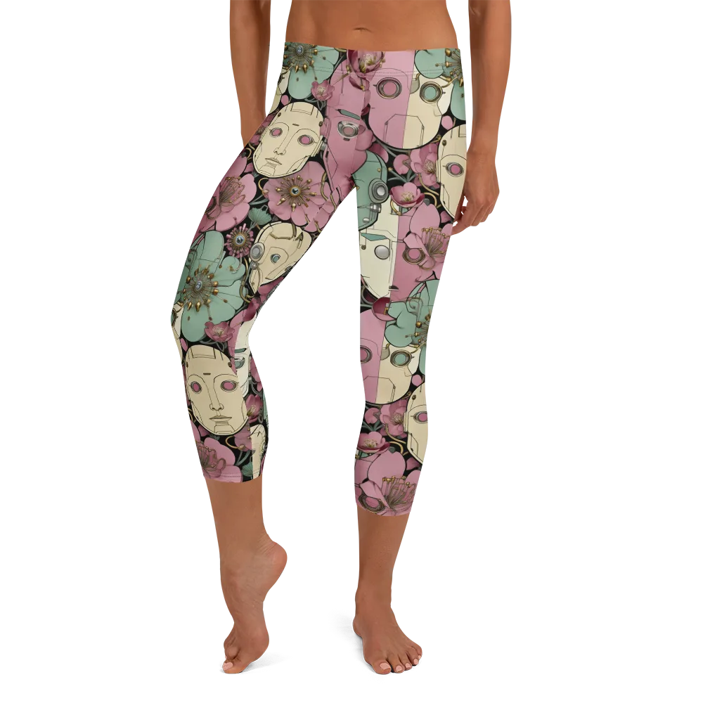 Botanical Automata on Capri Leggings — Front