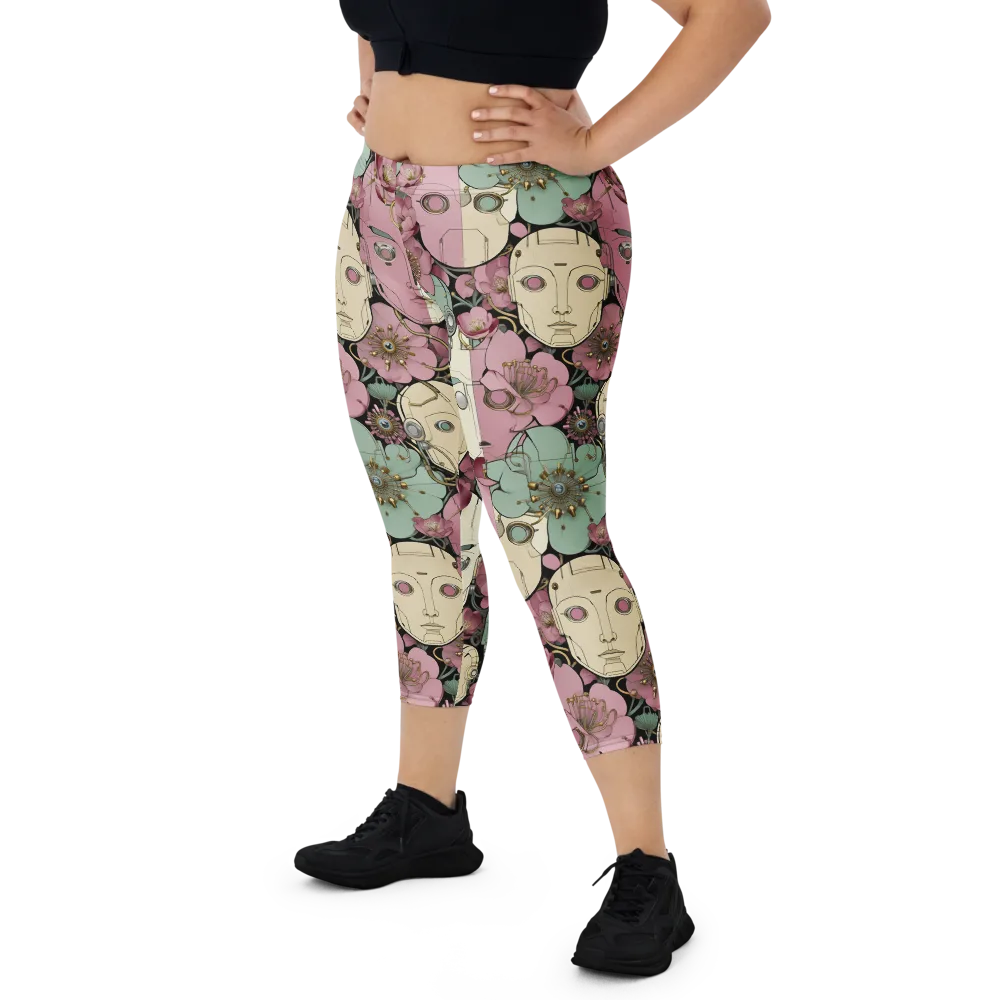 Botanical Automata on Capri Leggings — Front