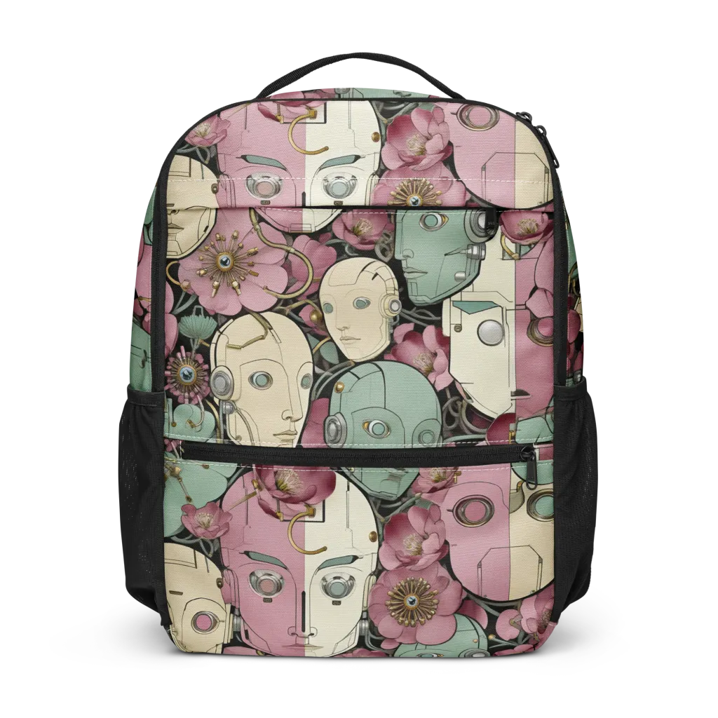 Botanical Automata on Utility Backpack — Front