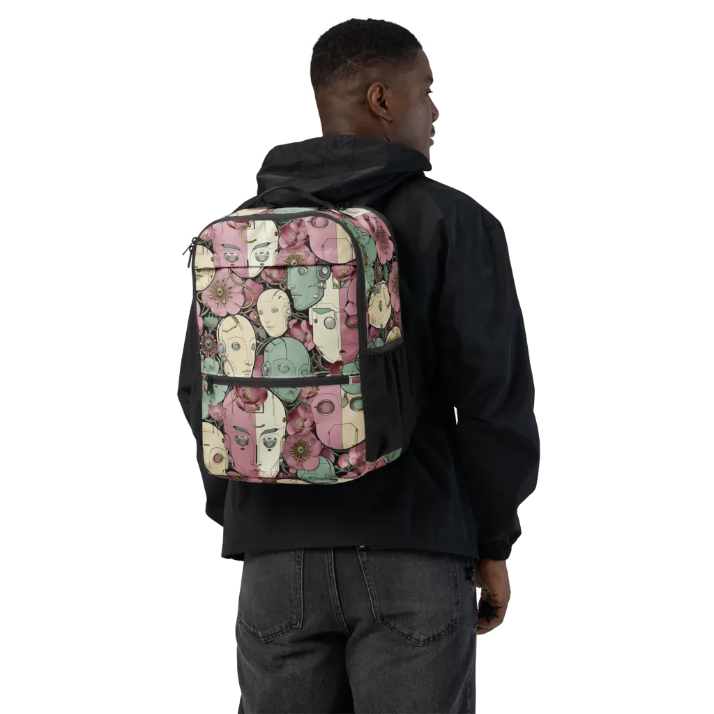 Botanical Automata on Utility Backpack — Back