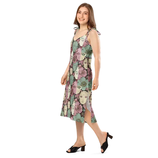 Botanical Automata on a Slip Dress