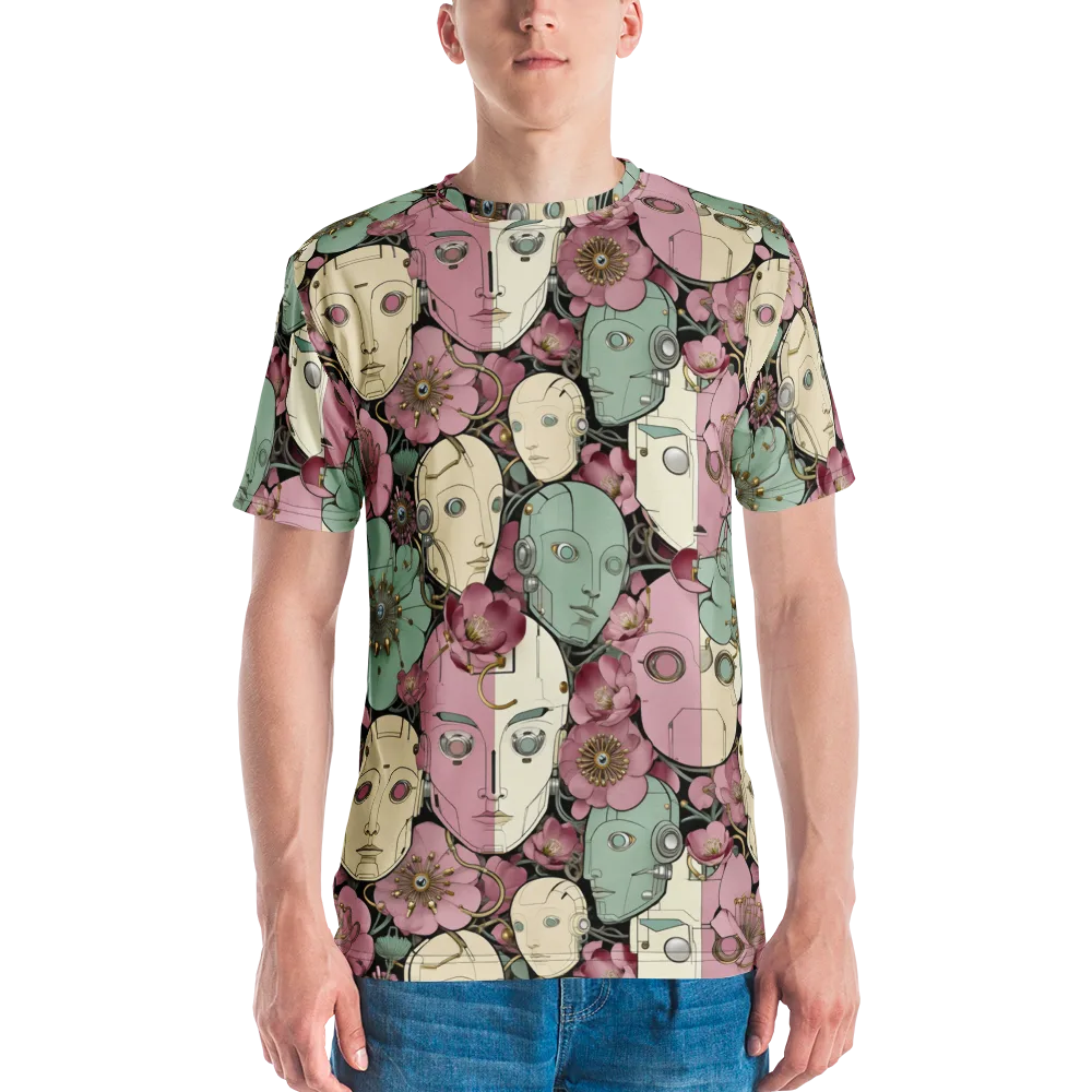 Botanical Automata on Men's Crew Neck T-Shirt — Front