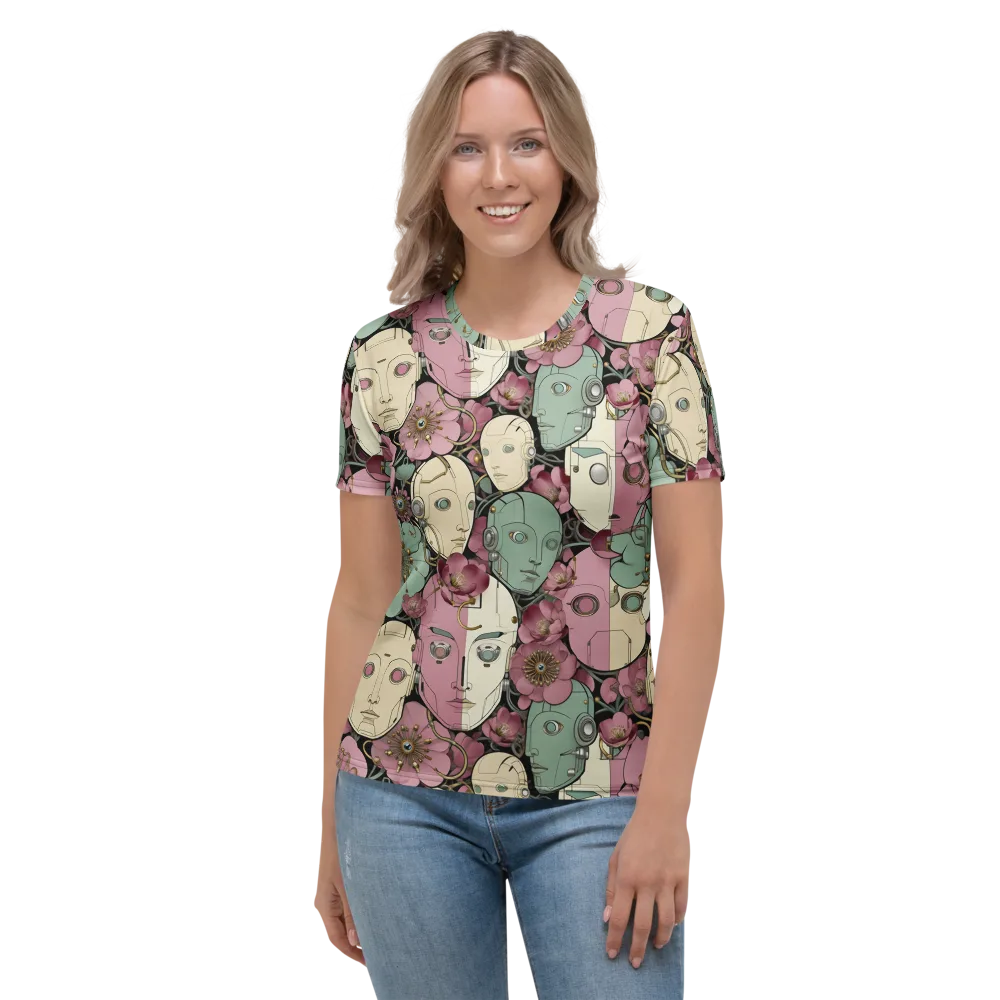 Botanical Automata on Women's Crew Neck T-Shirt — Front