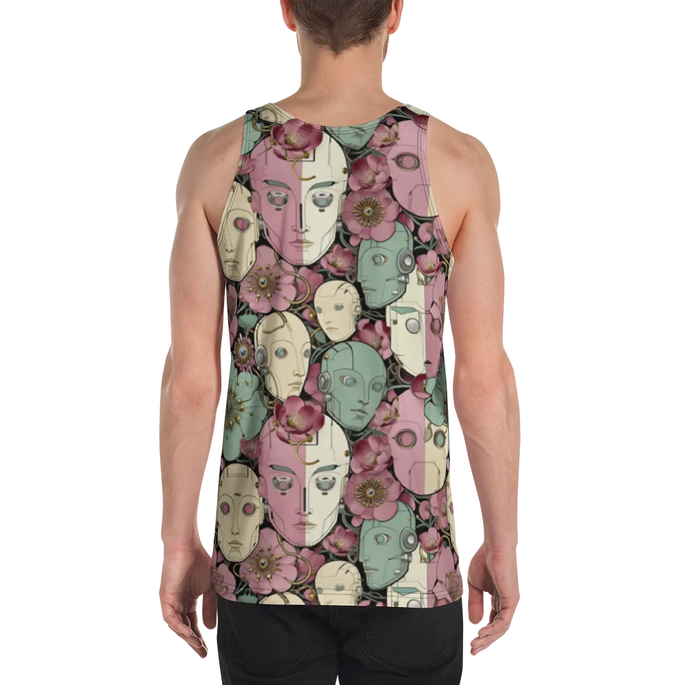 Botanical Automata on Men's Tank Top — Back