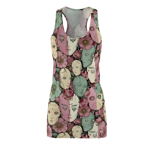 Botanical Automata on a Racerback Dress