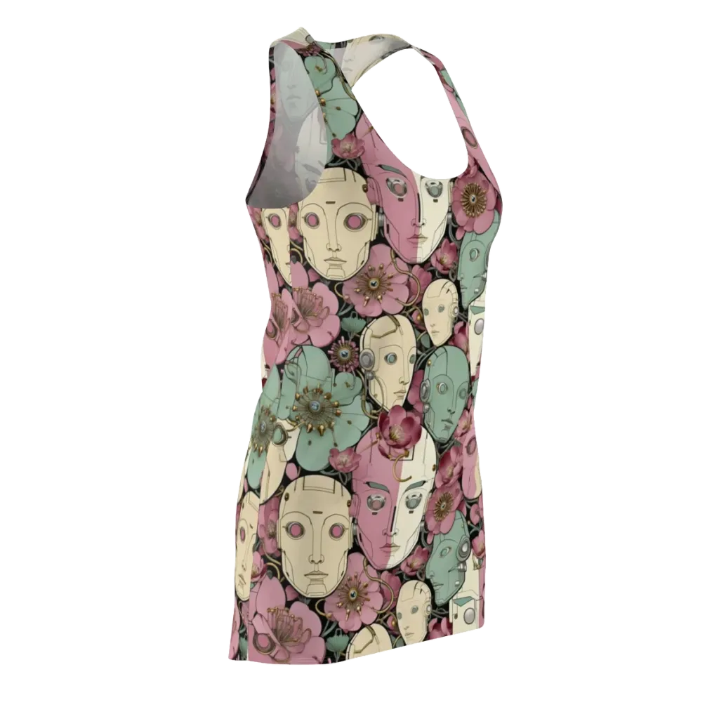 Botanical Automata on Racerback Dress — Front Side