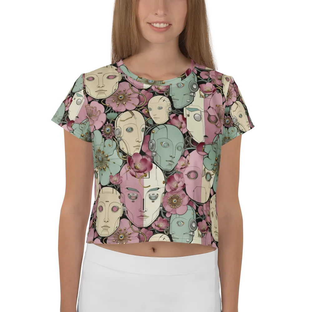Botanical Automata on Crop Tee — Front