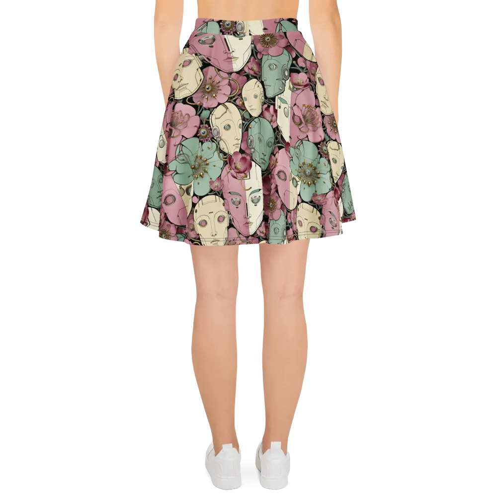 Botanical Automata on Skater Skirt — Back
