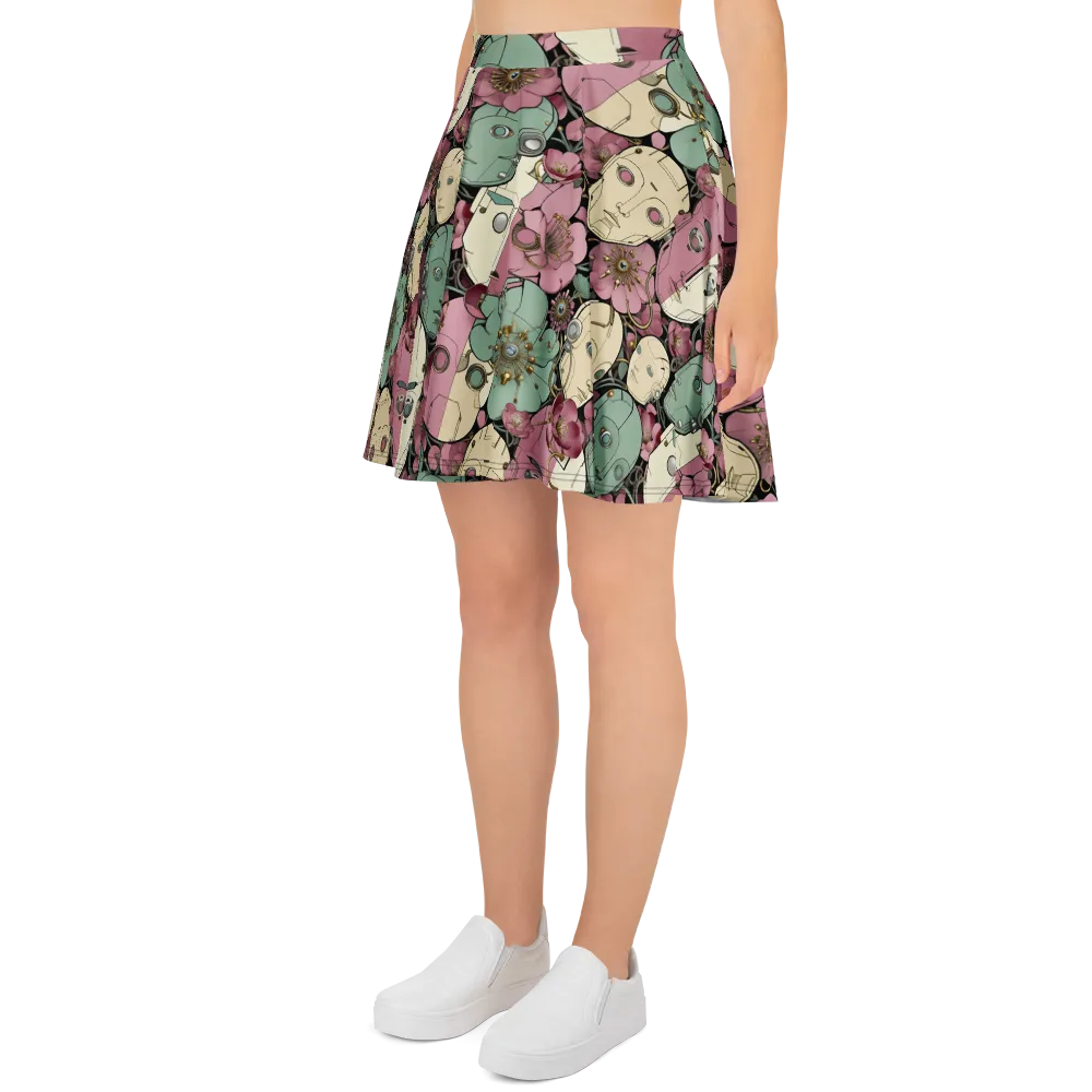 Botanical Automata on Skater Skirt — Left