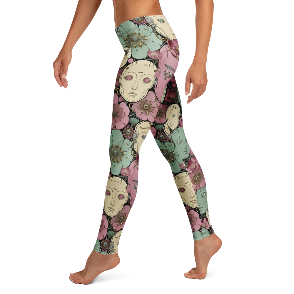 Botanical Automata on Leggings — Left