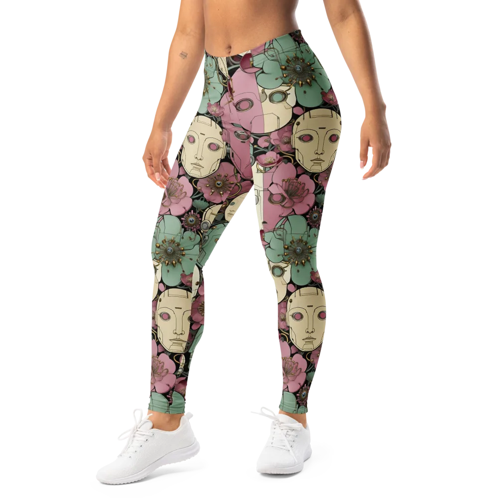 Botanical Automata on Leggings — Left Front