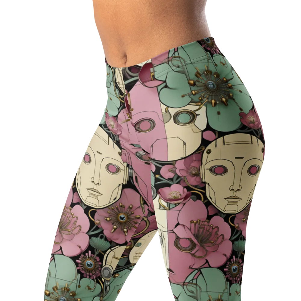 Botanical Automata on Leggings — Left Front