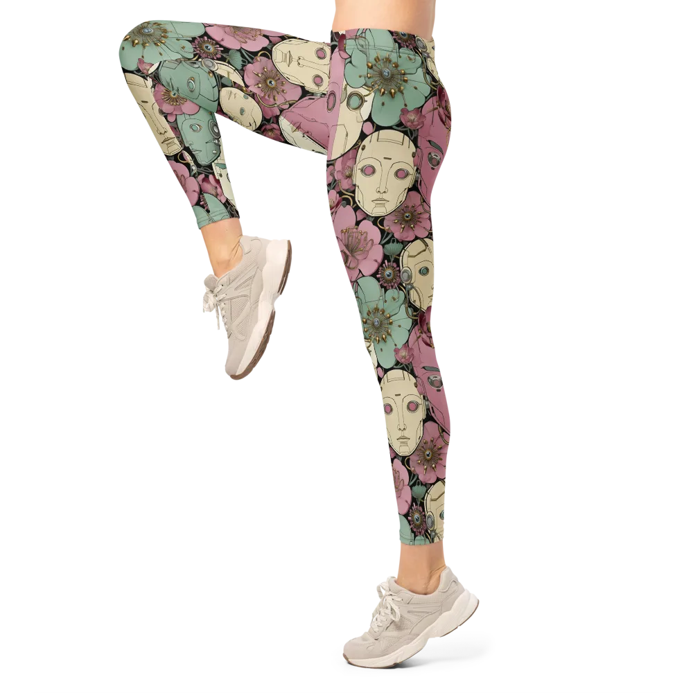 Botanical Automata on Leggings — Left