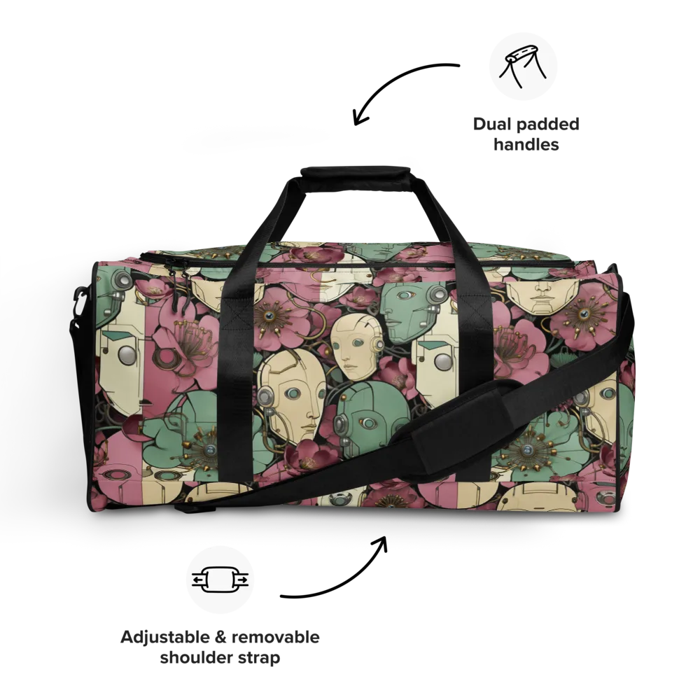 Botanical Automata on Duffle Bag — Front