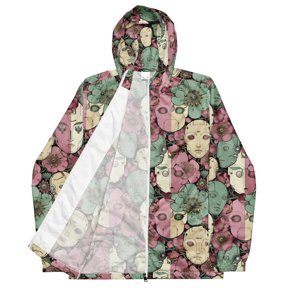 Botanical Automata on Men's Windbreaker — Front