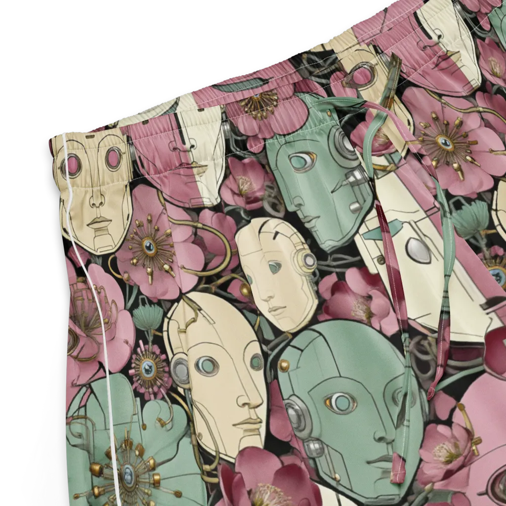 Botanical Automata on Women's Pajama Shorts — Product details