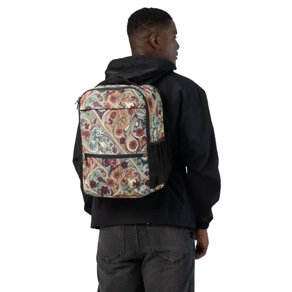 Clockwork Conservatory on Utility Backpack — Back