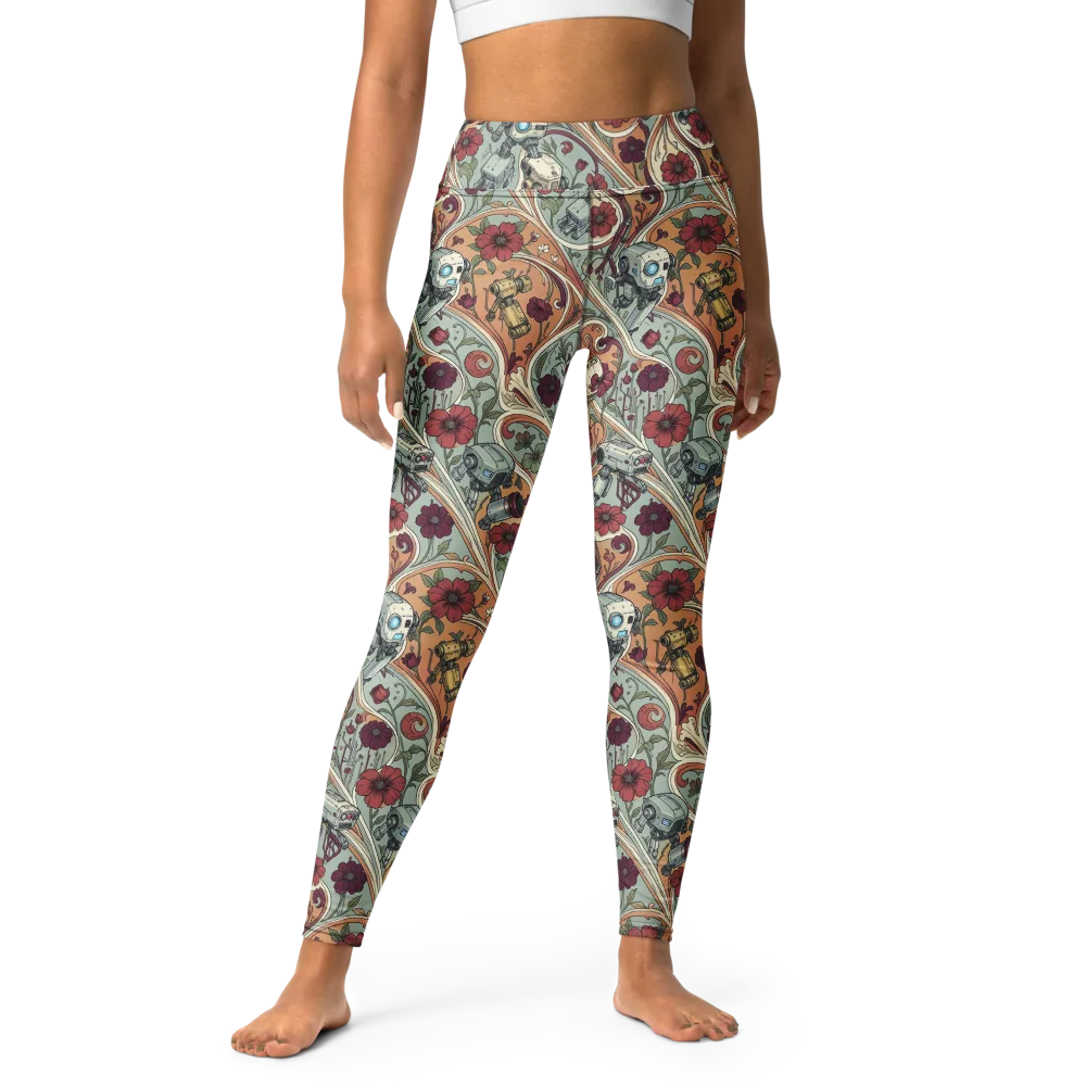 Clockwork Conservatory on Yoga Leggings — Front