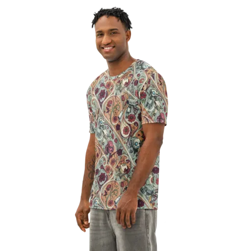 Clockwork Conservatory on a Men's Cotton Crew Neck T-Shirt