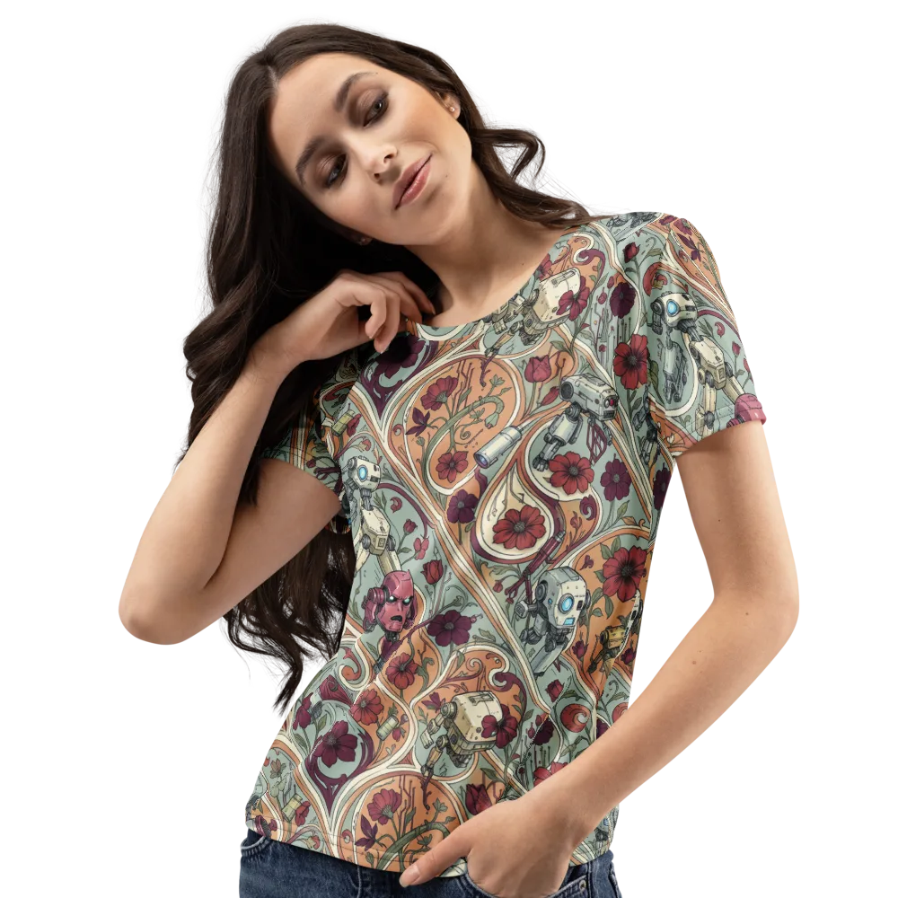 Clockwork Conservatory on Women's Crew Neck T-Shirt — Left Front