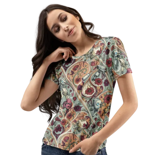Clockwork Conservatory on a Women's Crew Neck T-Shirt