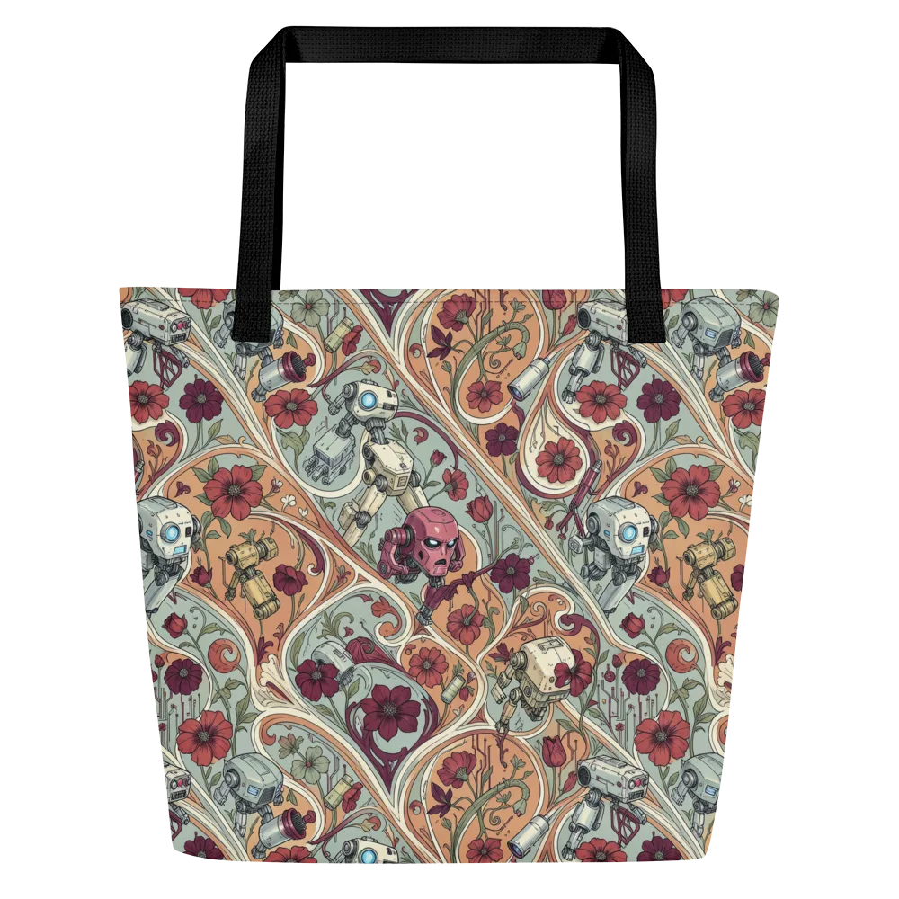 Clockwork Conservatory on Large Tote Bag W/ Pocket — Front