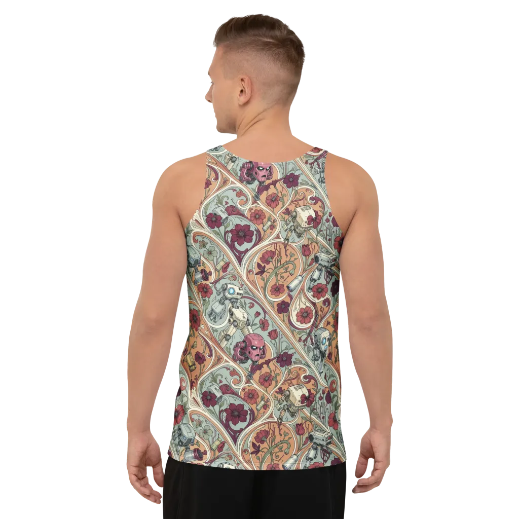 Clockwork Conservatory on Men's Tank Top — Back