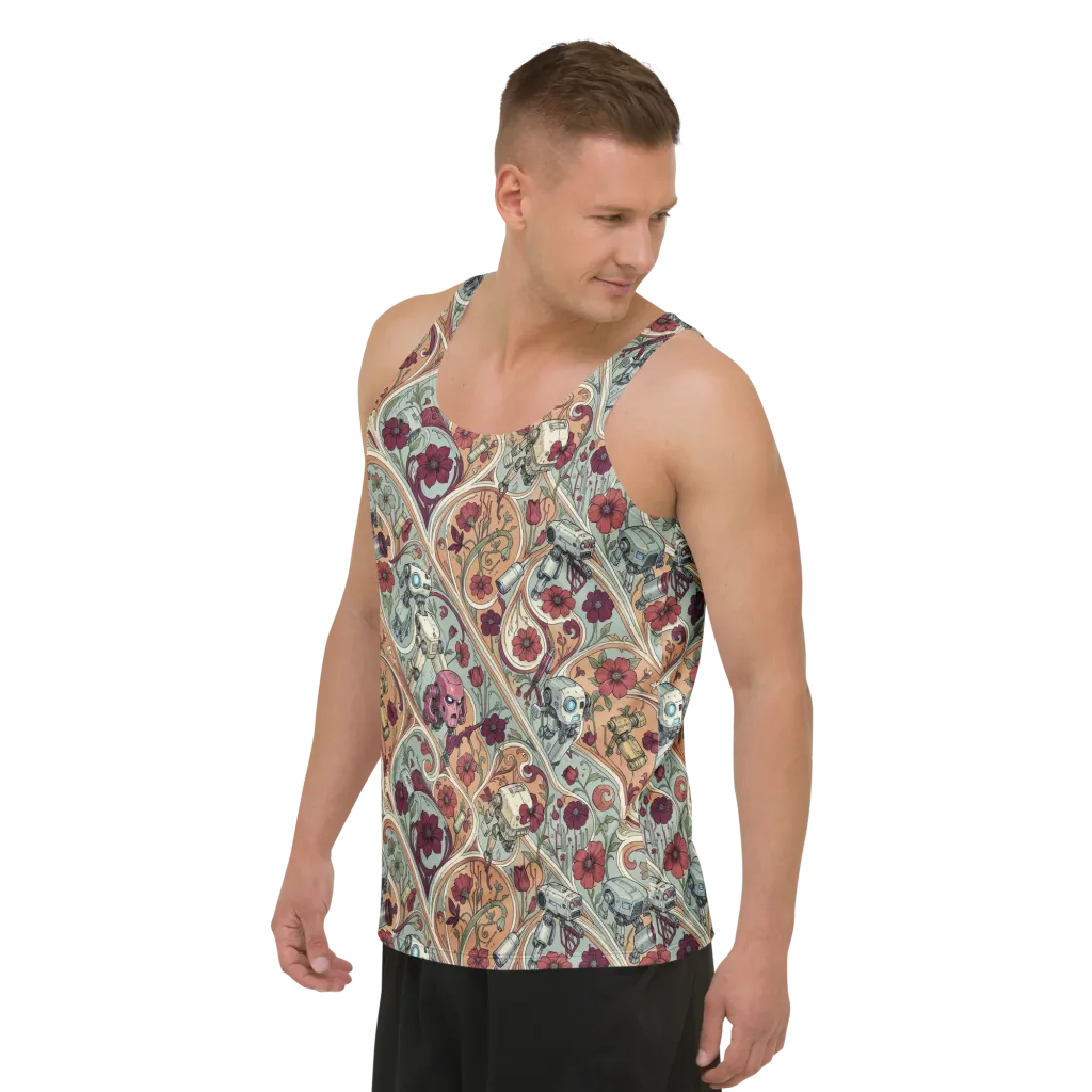 Clockwork Conservatory on Men's Tank Top — Left Front