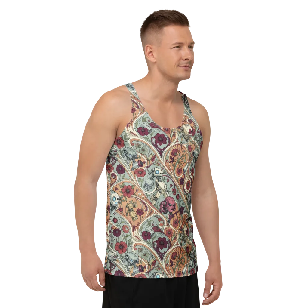 Clockwork Conservatory on Men's Tank Top — Right Front
