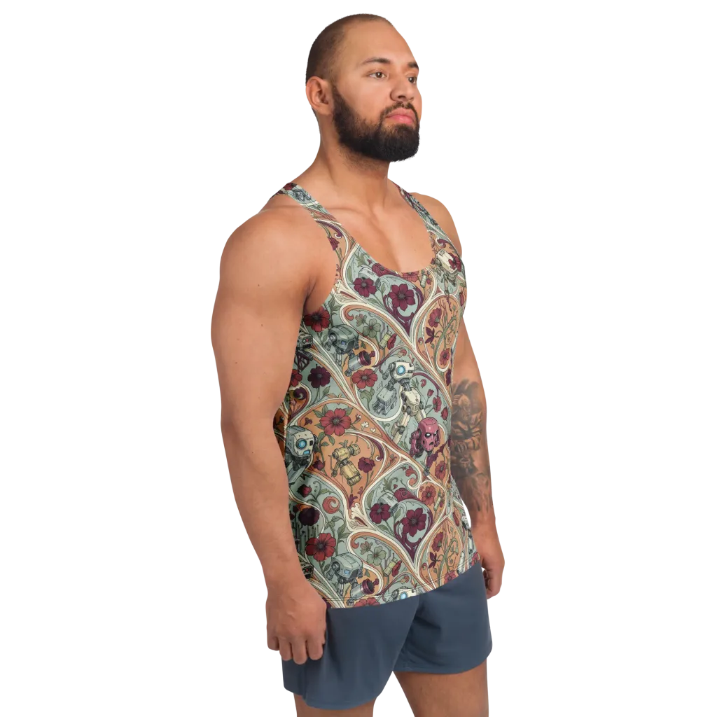 Clockwork Conservatory on Men's Tank Top — Right Front