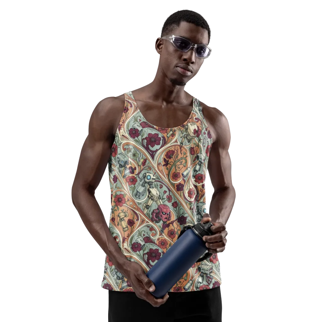 Clockwork Conservatory on Men's Tank Top — Front