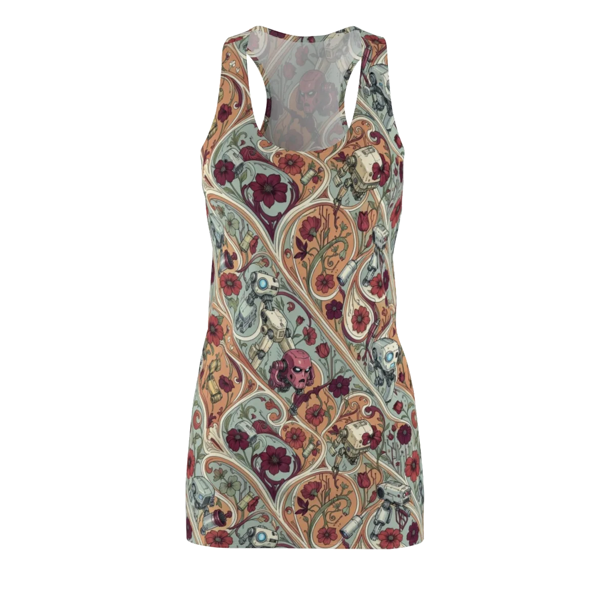 Clockwork Conservatory on Racerback Dress — Front