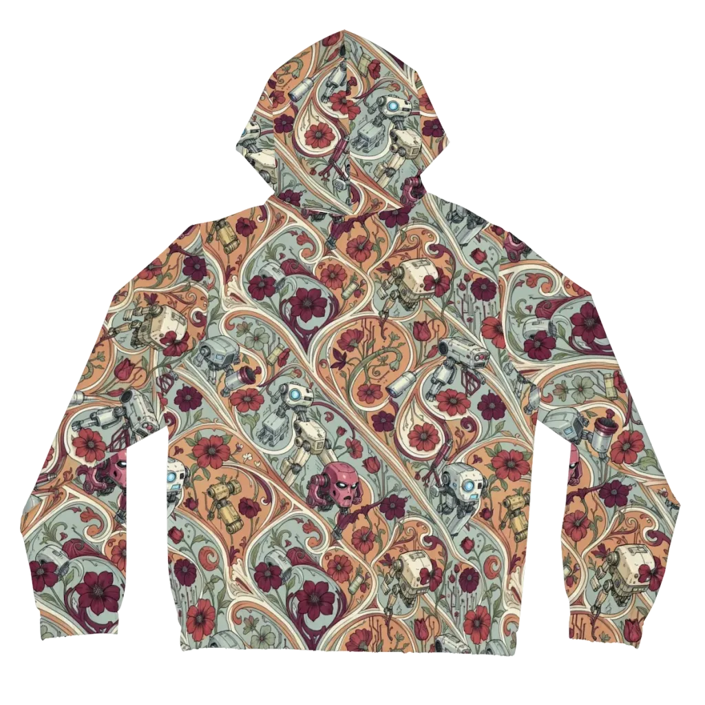 Clockwork Conservatory on Women's Full-Zip Hoodie — Back