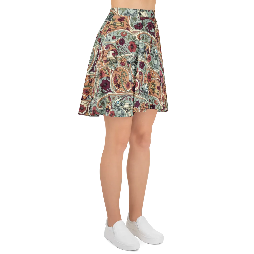 Clockwork Conservatory on Skater Skirt — Right
