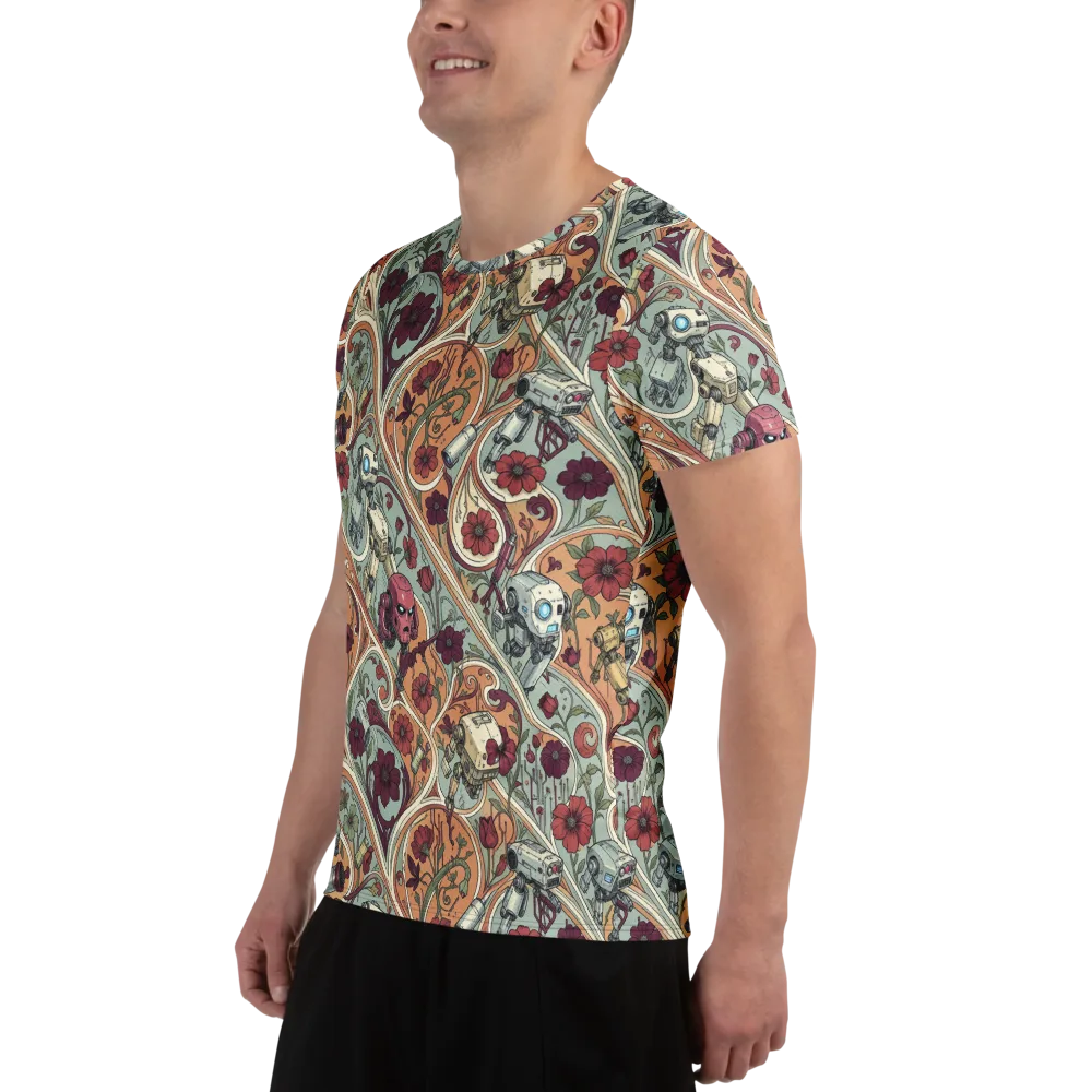 Clockwork Conservatory on Men's Athletic T-Shirt — Left