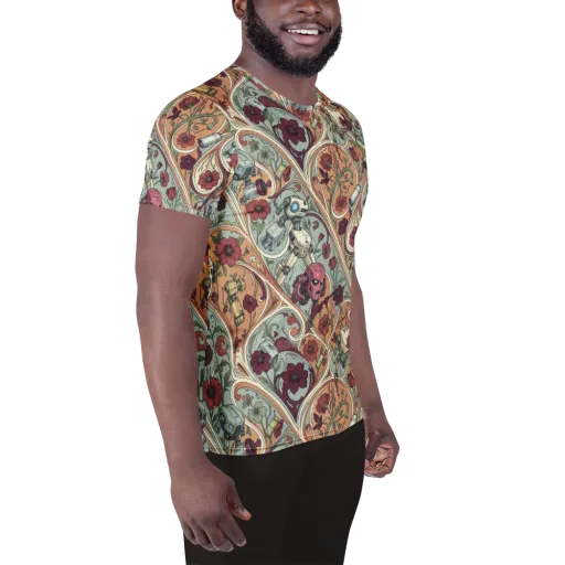 Clockwork Conservatory on a Men's Athletic T-Shirt