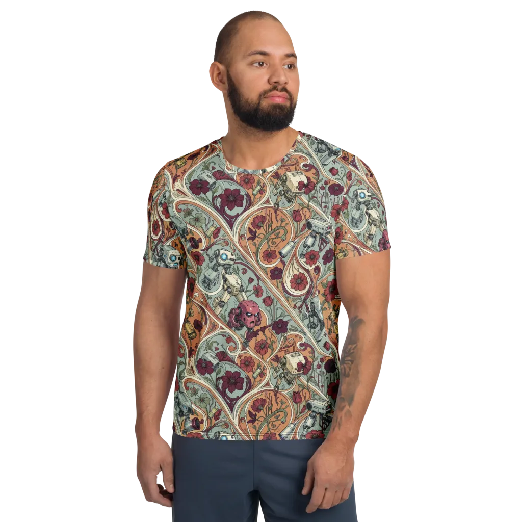 Clockwork Conservatory on Men's Athletic T-Shirt — Front