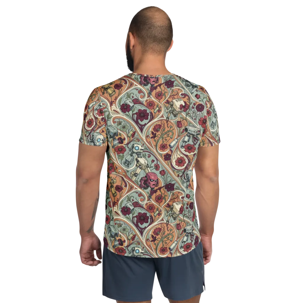 Clockwork Conservatory on Men's Athletic T-Shirt — Back
