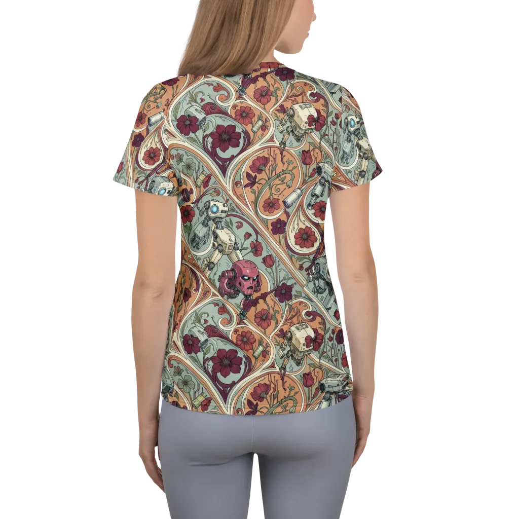 Clockwork Conservatory on Women's Athletic T-Shirt — Back
