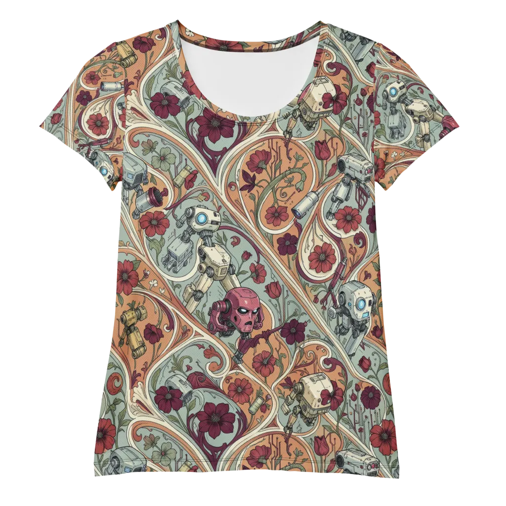 Clockwork Conservatory on Women's Athletic T-Shirt — Front