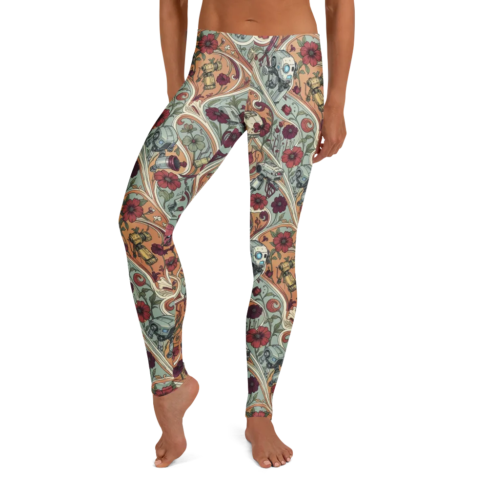 Clockwork Conservatory on Leggings — Front
