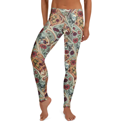 Clockwork Conservatory on a Leggings