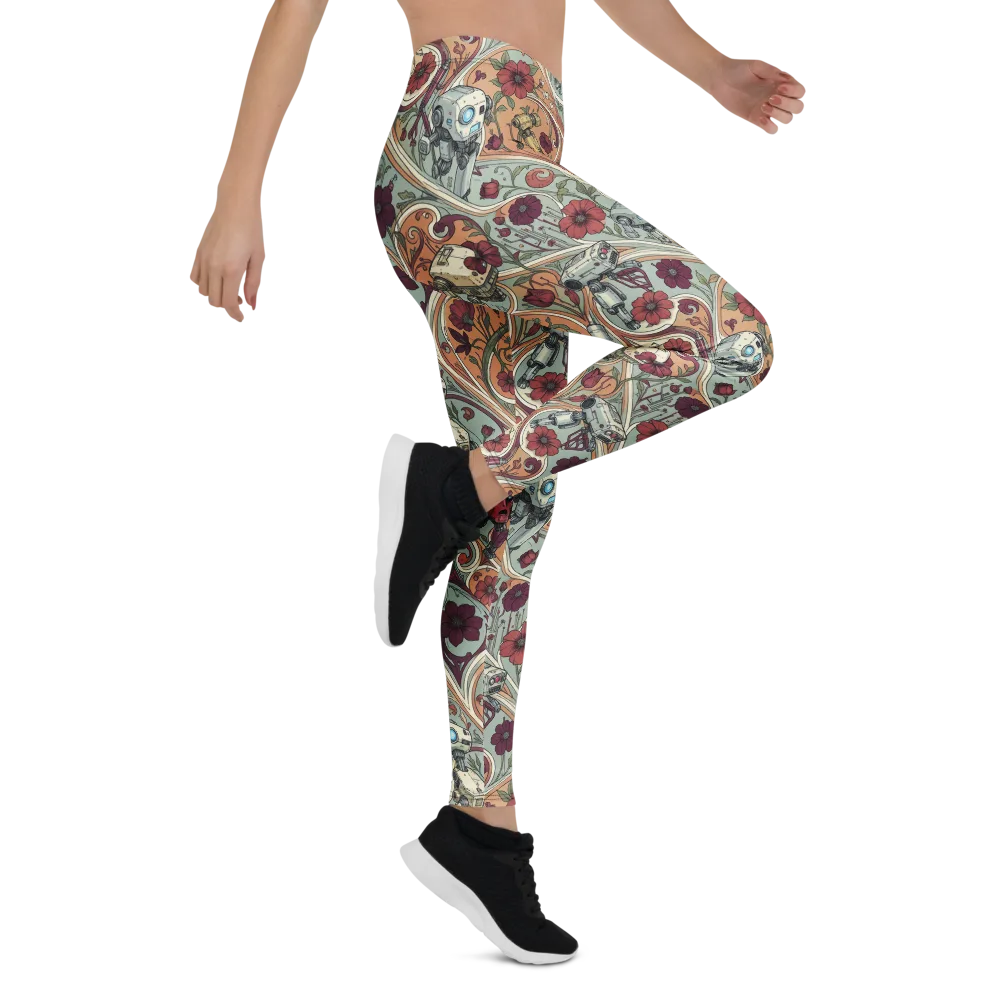 Clockwork Conservatory on Leggings — Right