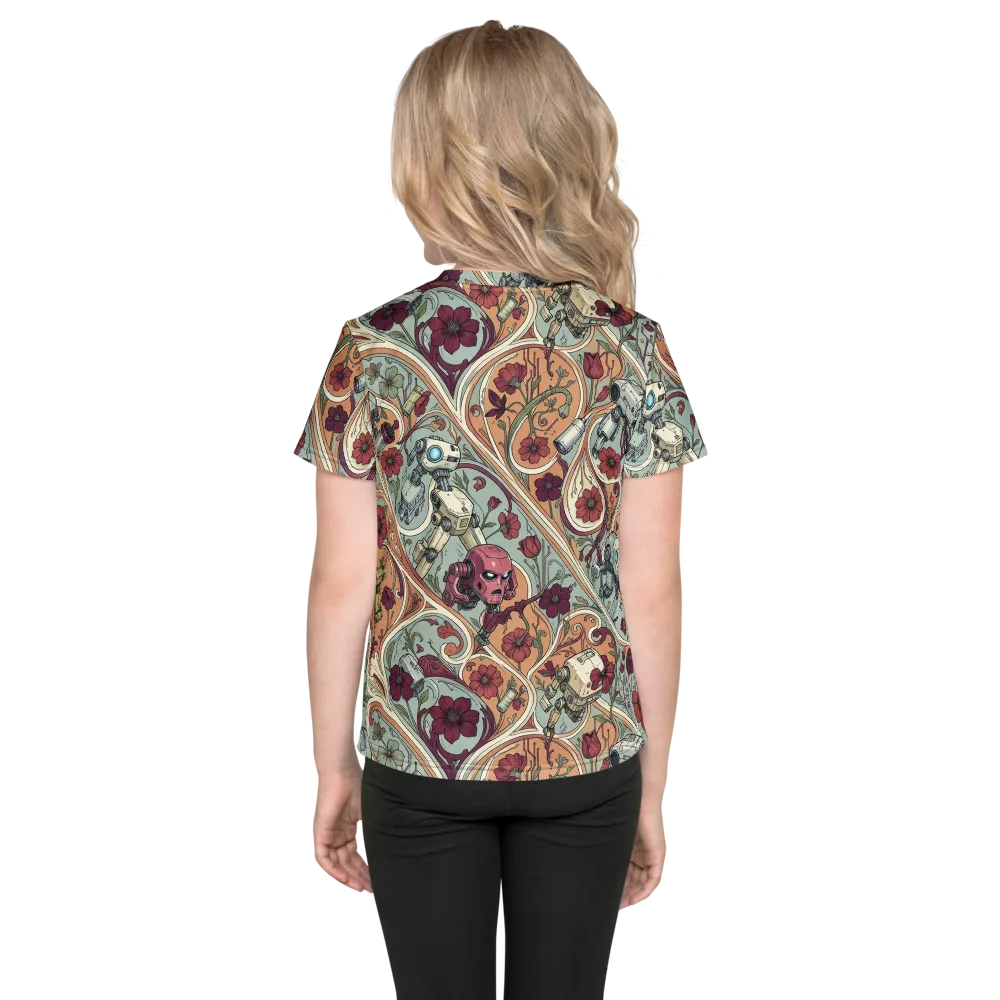 Clockwork Conservatory on Kids Crew Neck T-Shirt — Back