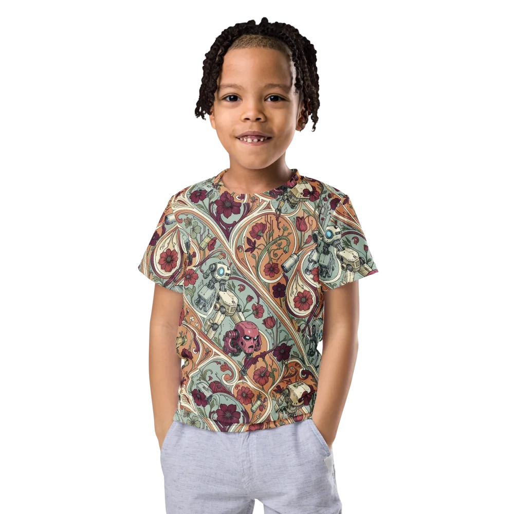 Clockwork Conservatory on Kids Crew Neck T-Shirt — Front